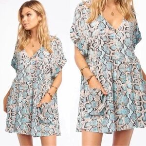 Show me your mumu odessa dress snake print